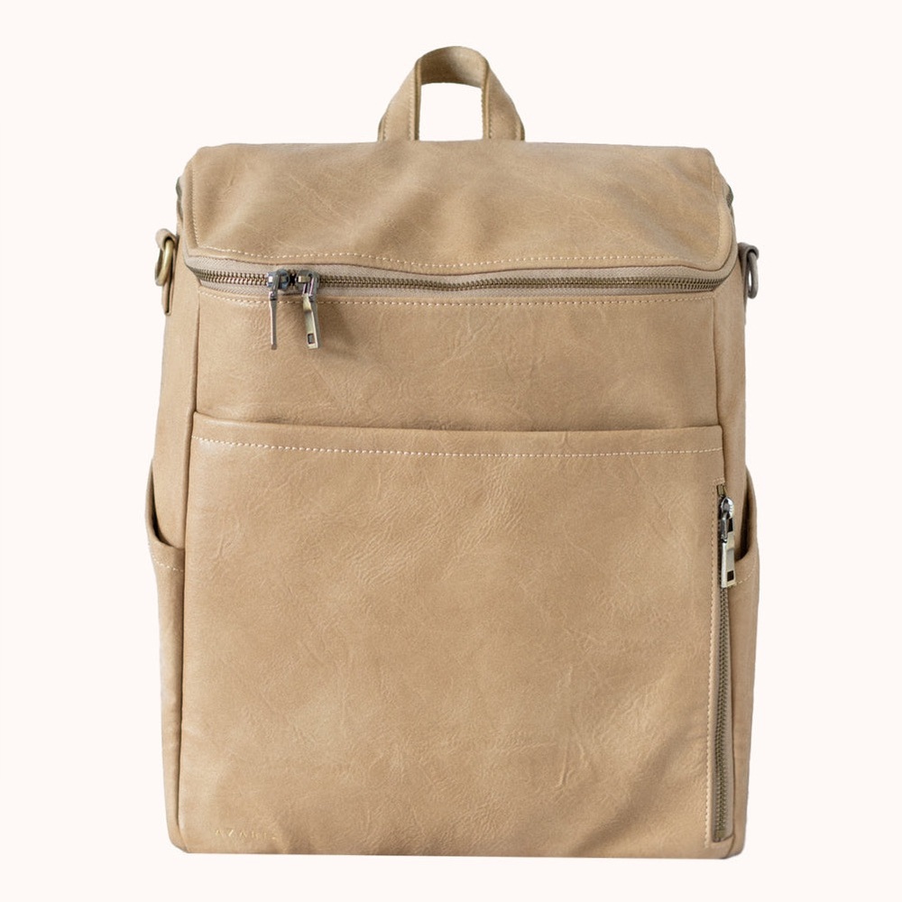 Azaria La Mère Original vegan leather diaper bag backpack